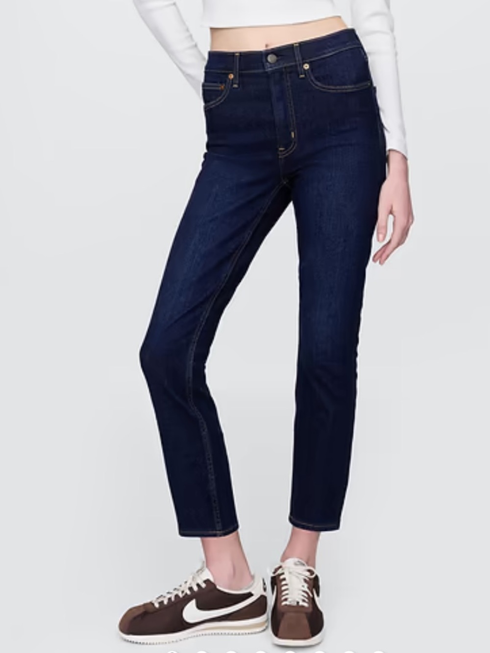 3/$20! GAP Dark Wash High-Rise Vintage Slim Jeans